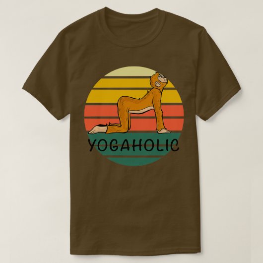 Yogaholic Yoga Shirt Namaste Shirt Yoga Meditation (Design voorkant)