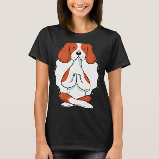Yogahond T-shirt (Voorkant)