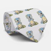 Yogahund Krawatte Stropdas (Opgerold)