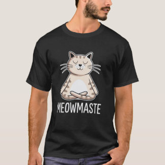 Yogakat, meditatiekat t-shirt