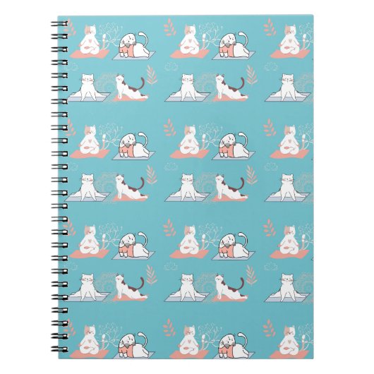 Yogakatjes Lotus Notitieboek (Voorkant)