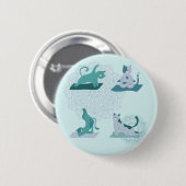 Yogakatjes Ronde Button 5,7 Cm (Voorkant /achterkant)