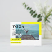 Yogaklasse Zakelijke ansichtkaart Briefkaart (Staand voorkant)