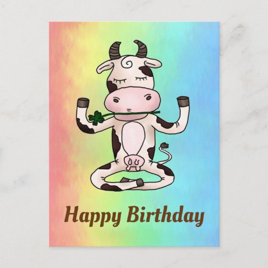 Yogakuh Postkarte Briefkaart (Voorkant)