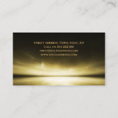 Yogaleraar achter de Horizon Light Kaart Visitekaartje (Achterkant)