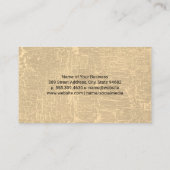 Yogaleraar | Gestreept grijs Visitekaartje (Achterkant)