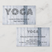 Yogaleraar Visitekaartje (Voorkant / Achterkant)