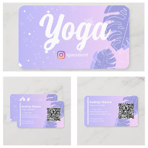 Yogaleraar Visitekaartje