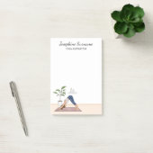 Yogalerares Neerwaartse Hond Yogini Vrouw Post-it® Notes (Kantoor)