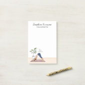 Yogalerares Neerwaartse Hond Yogini Vrouw Post-it® Notes (Op bureau)