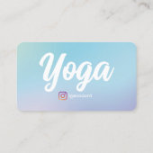Yogalerares Yogastudio's Professioneel Visitekaartje (Achterkant)