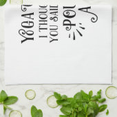 Yogales? Sla een glas in Theedoek (Gevouwen)