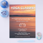Yogales Yoga Studio Promotie Flyer (Enkel)