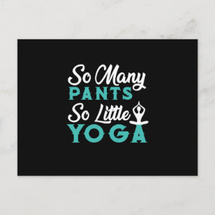 Yogaliefhebber   Zoveel Broeken Zo Weinig Yoga Briefkaart