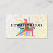 YogaMandala Pattern Visitekaartje (Voorkant)
