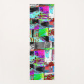 Yogamat – Abstract raster (Voorkant)