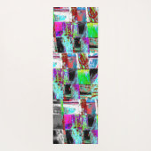 Yogamat – Abstract raster (Achterkant)