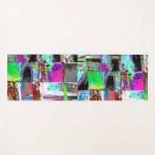 Yogamat – Abstract raster (Voorkant (horizontaal))