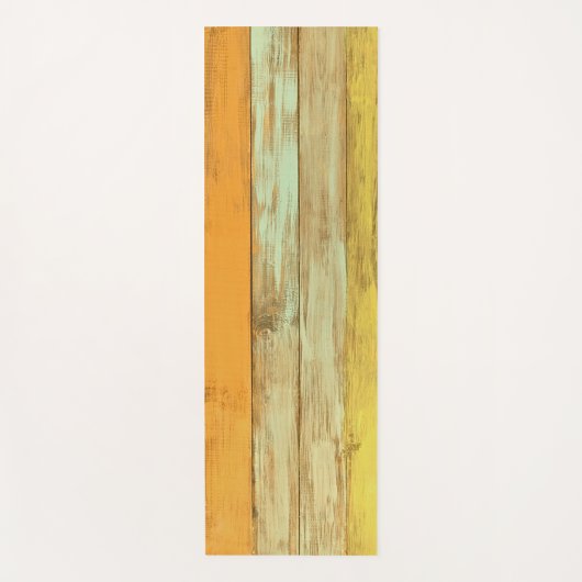 Yogamat houten vloer (Voorkant)