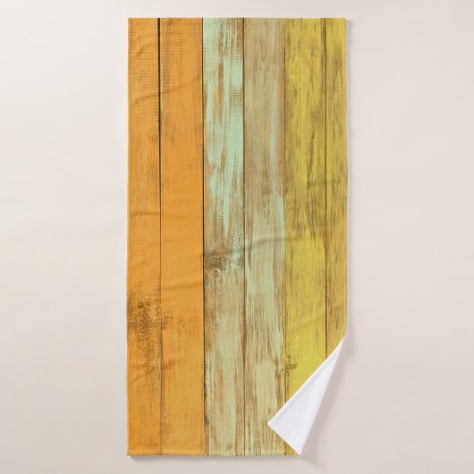 Yogamat houten vloer badhanddoek (Badhanddoek)