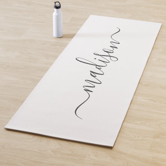 Yogamat met eigen naam (In situ)