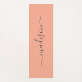 Yogamat met eigen naam (Voorkant)