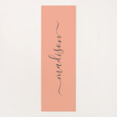 Yogamat met eigen naam (Achterkant)