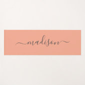 Yogamat met eigen naam (Voorkant (horizontaal))