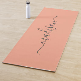 Yogamat met eigen naam