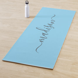 Yogamat met eigen naam