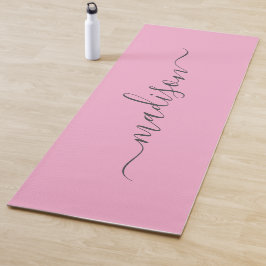 Yogamat met eigen naam