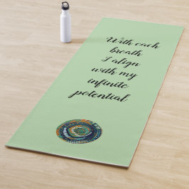 Yogamat met portaal/mantra originele kunst