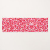Yogamat met roze rozen (Achterkant (horizontaal))