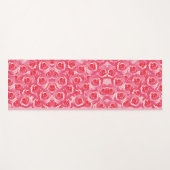 Yogamat met roze rozen (Voorkant (horizontaal))