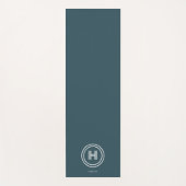Yogamat | Modern Eenvoudig Monogram (Voorkant)