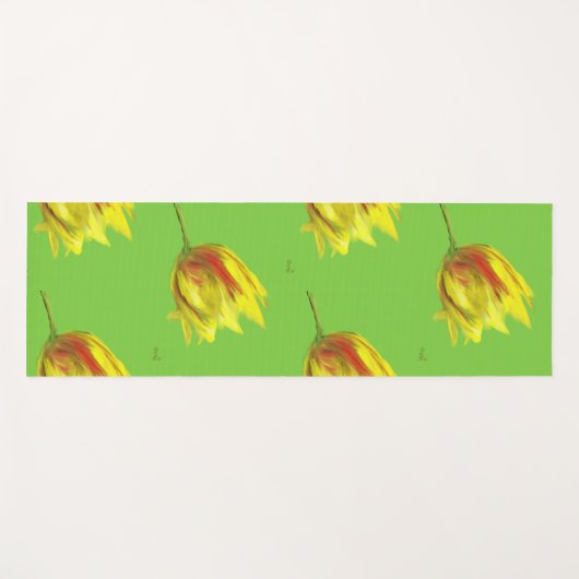 Yogamat Tulp  (Voorkant (horizontaal))