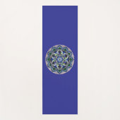 Yogamat with Sacred Geometry Mandala (Voorkant)