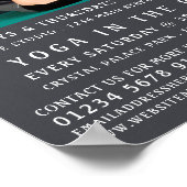 Yogamat, yogales Adverteren Poster (Hoek)