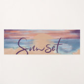 Yogamat | Zonsondergang (Voorkant (horizontaal))