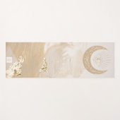 Yogamatte Cremegold "Mond" Yogamat (Voorkant (horizontaal))