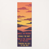 Yogamatten met Inspirerend quotes Yogamat (Voorkant)