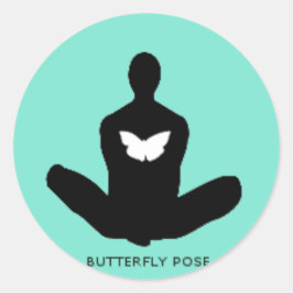 Yogamoji™ Butterfly Pose Sticker