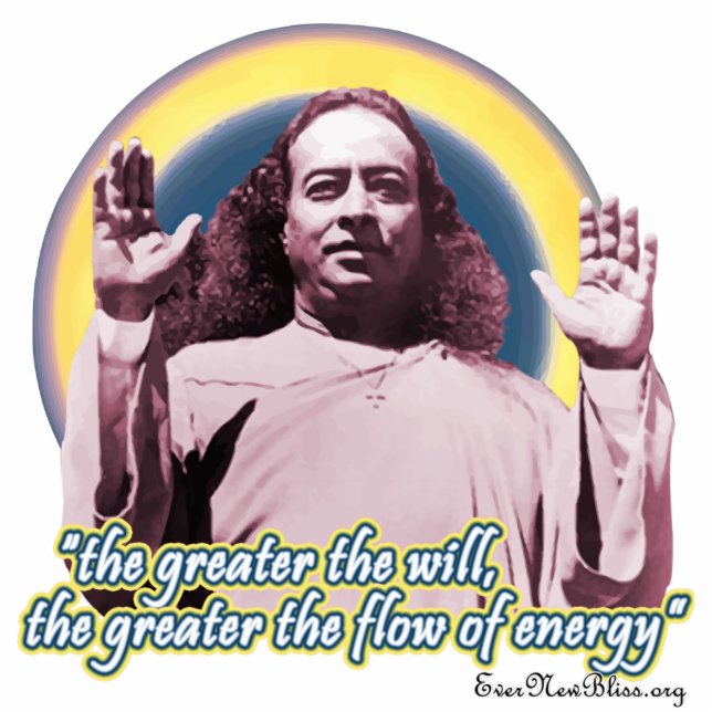 Yogananda Fotosculptuur PY02 Staand Fotobeeldje (Voorkant)