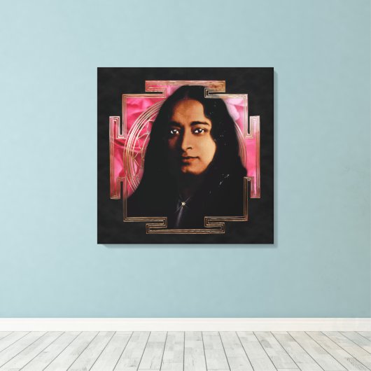 Yogananda - Wrapped Canvas (Insitu (Houten vloer))