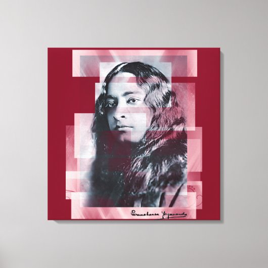 Yogananda - Wrapped Canvas Afdruk (Voorkant)