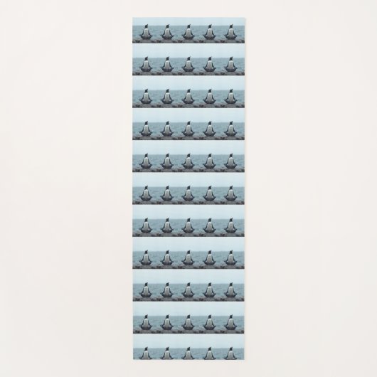 yogapinguïn yogamat (Voorkant)