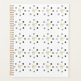 Yogapose der Mond Planner