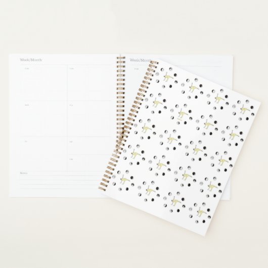 Yogapose der Mond Planner (Display)