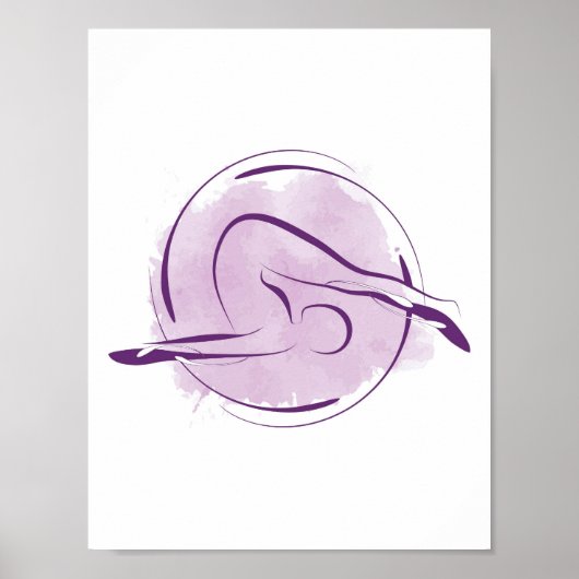Yogaposter Poster (Voorkant)
