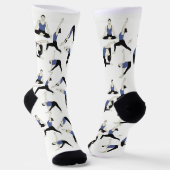 Yogasocken in Blau – Sokken (Gebogen)